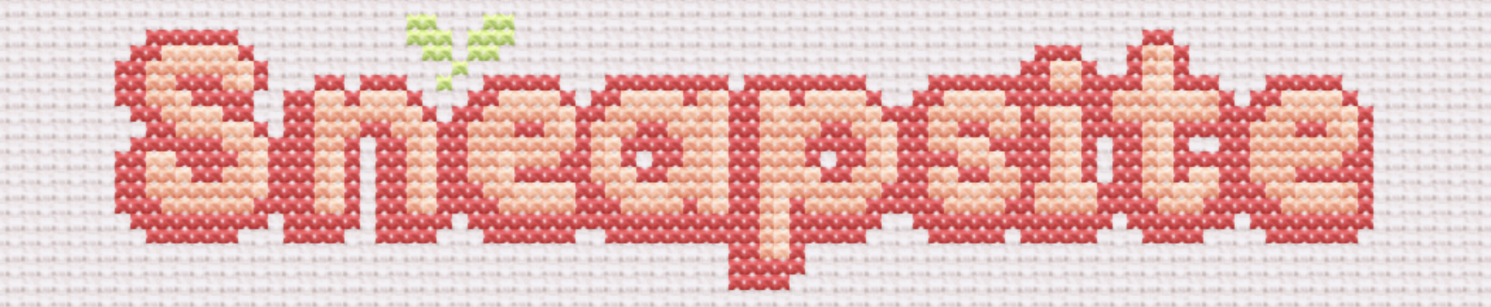 cross stitch title